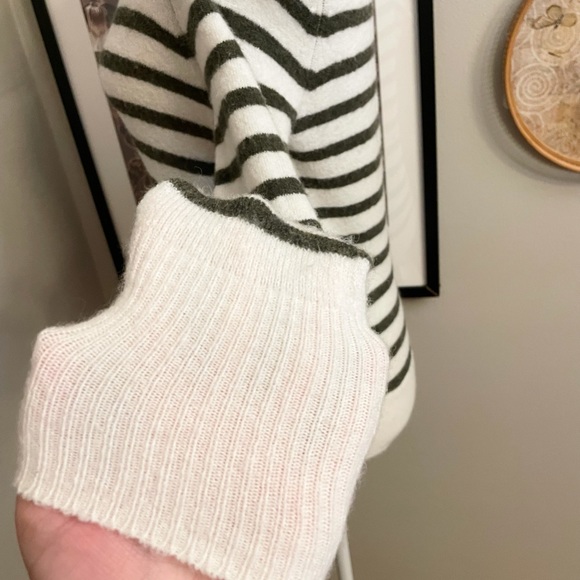 Madewell Wrap-Front Sweater in Elthorne Stripe - Picture 8 of 13